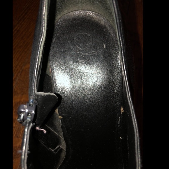 Cole Haan Leather Black Shoe Boots 3.5" - Picture 5 of 5